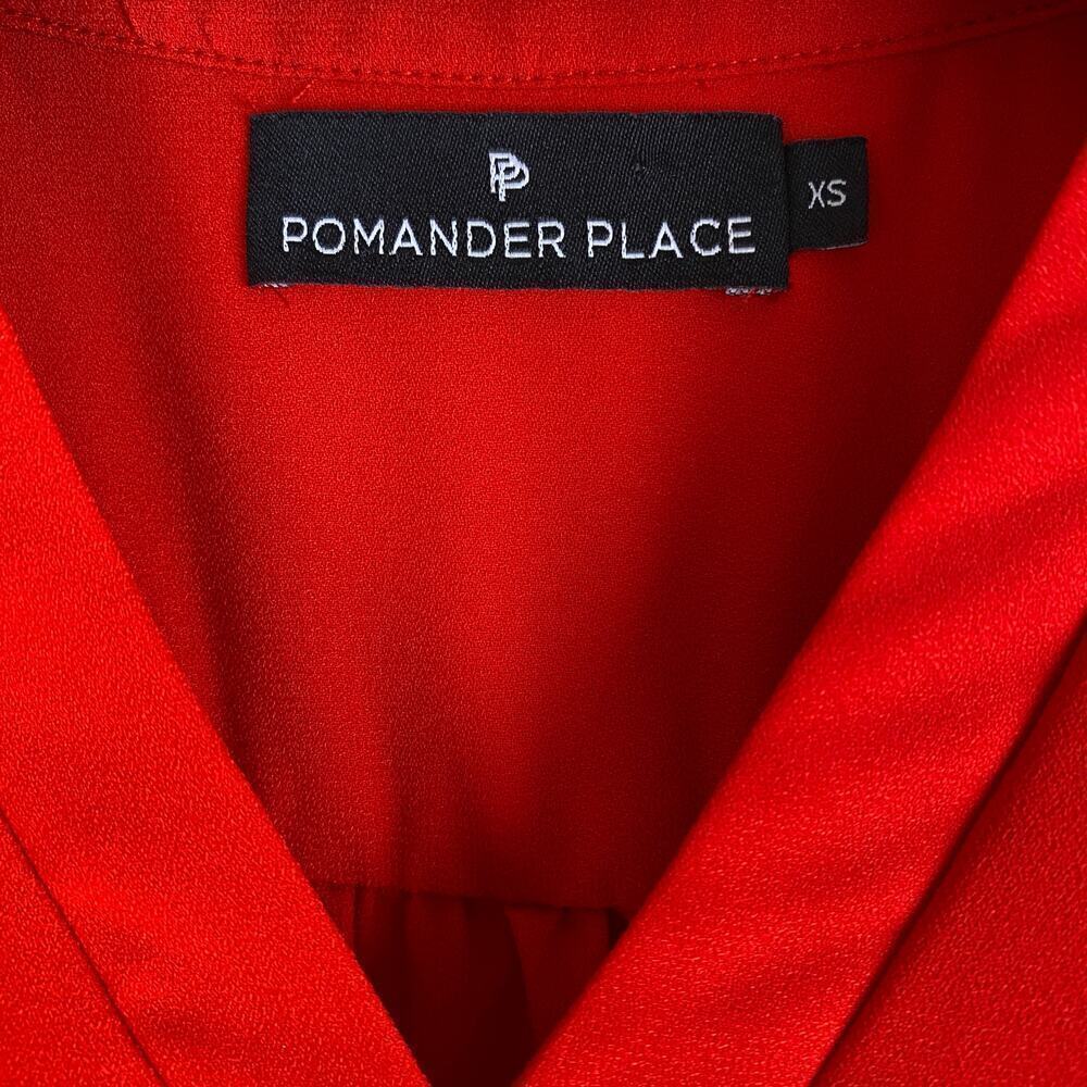 Tuckernuck Pomander Place Kenzo Red Mini Dress Long Sleeve XS - Picture 13 of 16